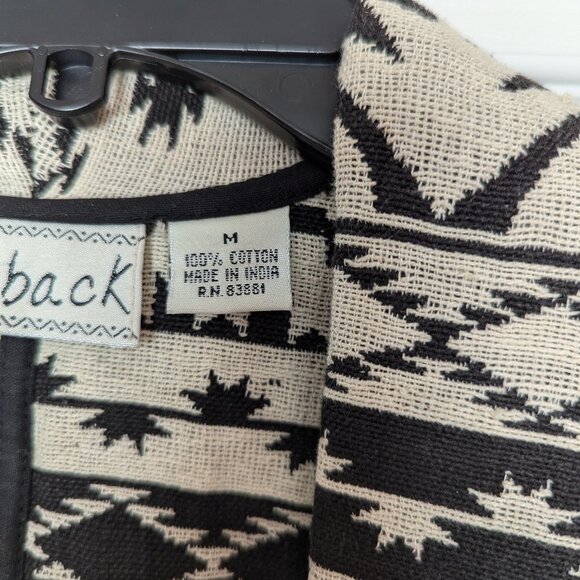 Vintage Flashback Aztec Print Tapestry Jacket Women's Medium - Picture 4 of 8